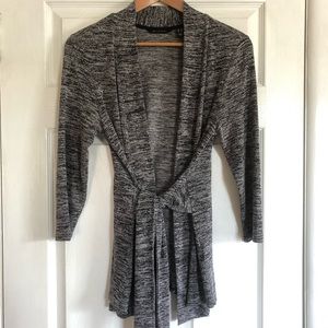 H by Halston Tie Front Cardigan Size Small 3/4 sleeve